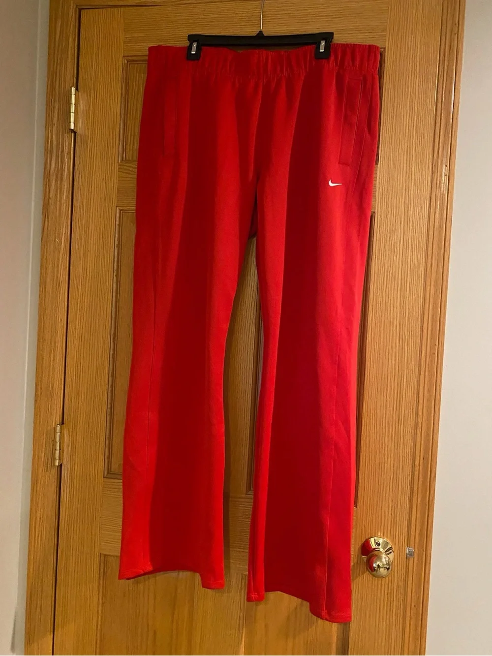 NWT Nike University Red Mid-Rise Slim Knit Trousers- Women's Size XL
